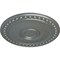 Ekena Millwork Foster Ceiling Medallion (Fits Canopies up to 5 5/8"), Hand-Painted Platinum, 19 1/8"OD x 1"P CM19FOPLS - alternate 3